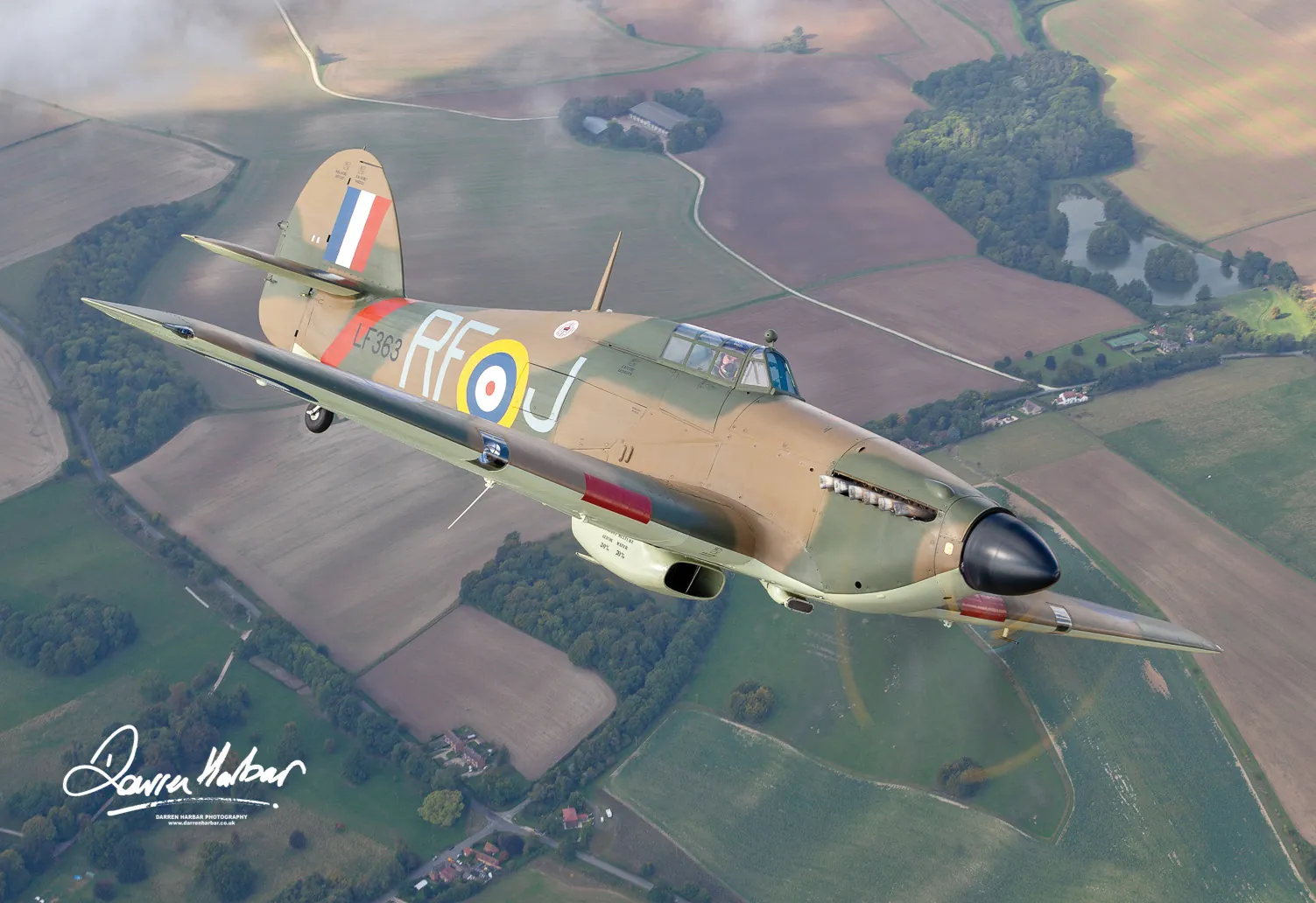 Battle of Britain Memorial Flight Hawker Hurricane in flight