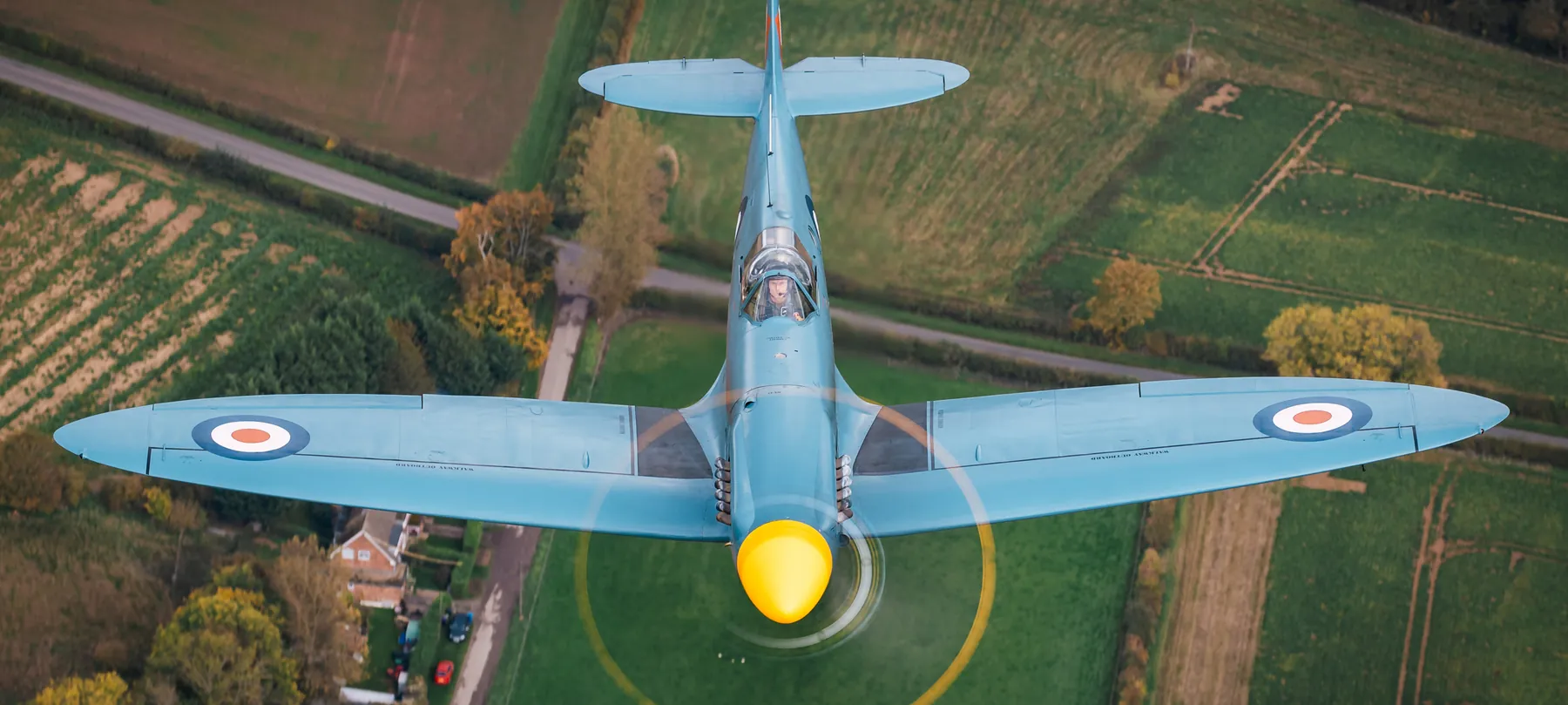 Battle of Britain Memorial Flight Supermarine Spitfire in flight
